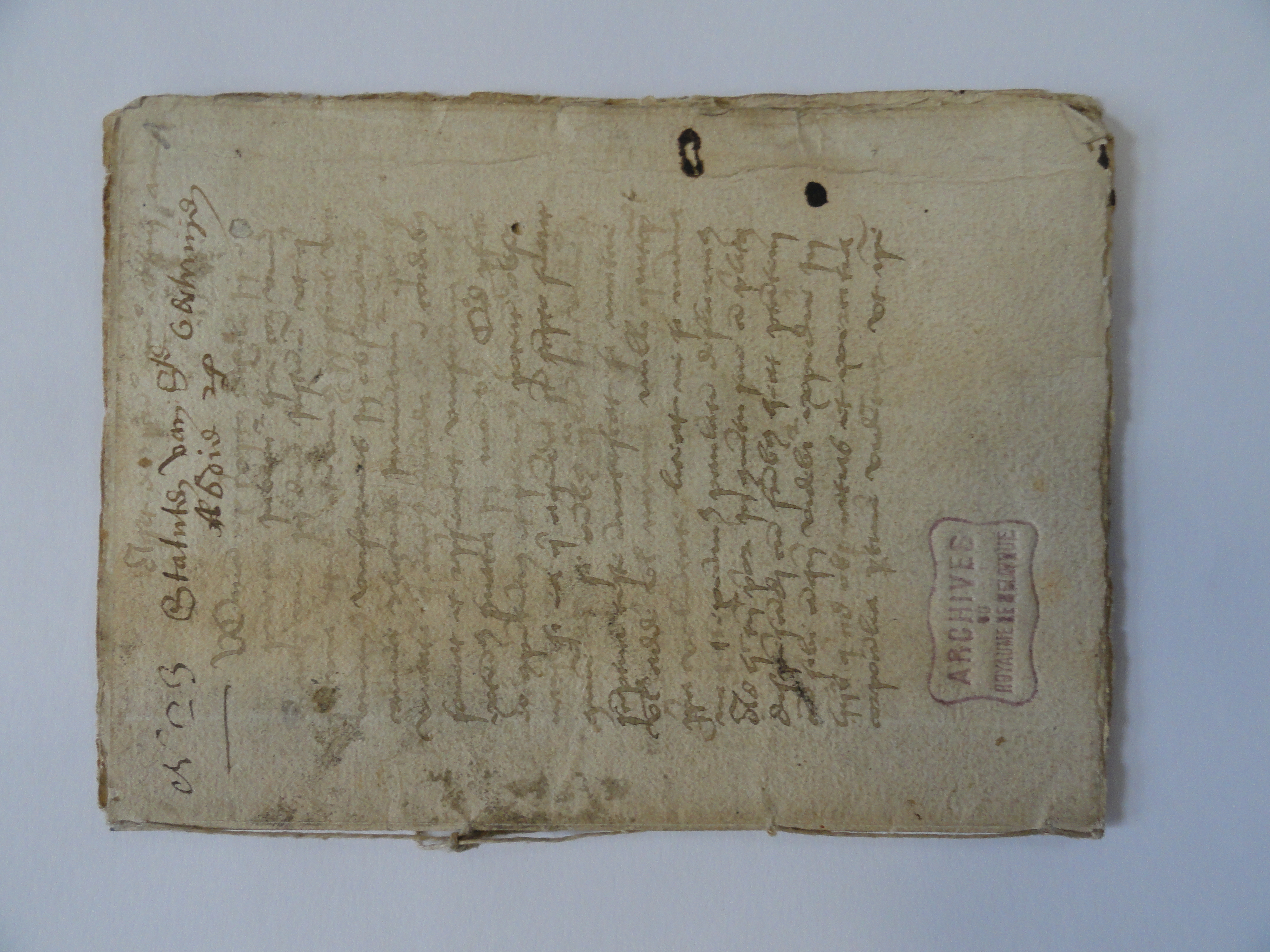Manuscrit ancien pour le français